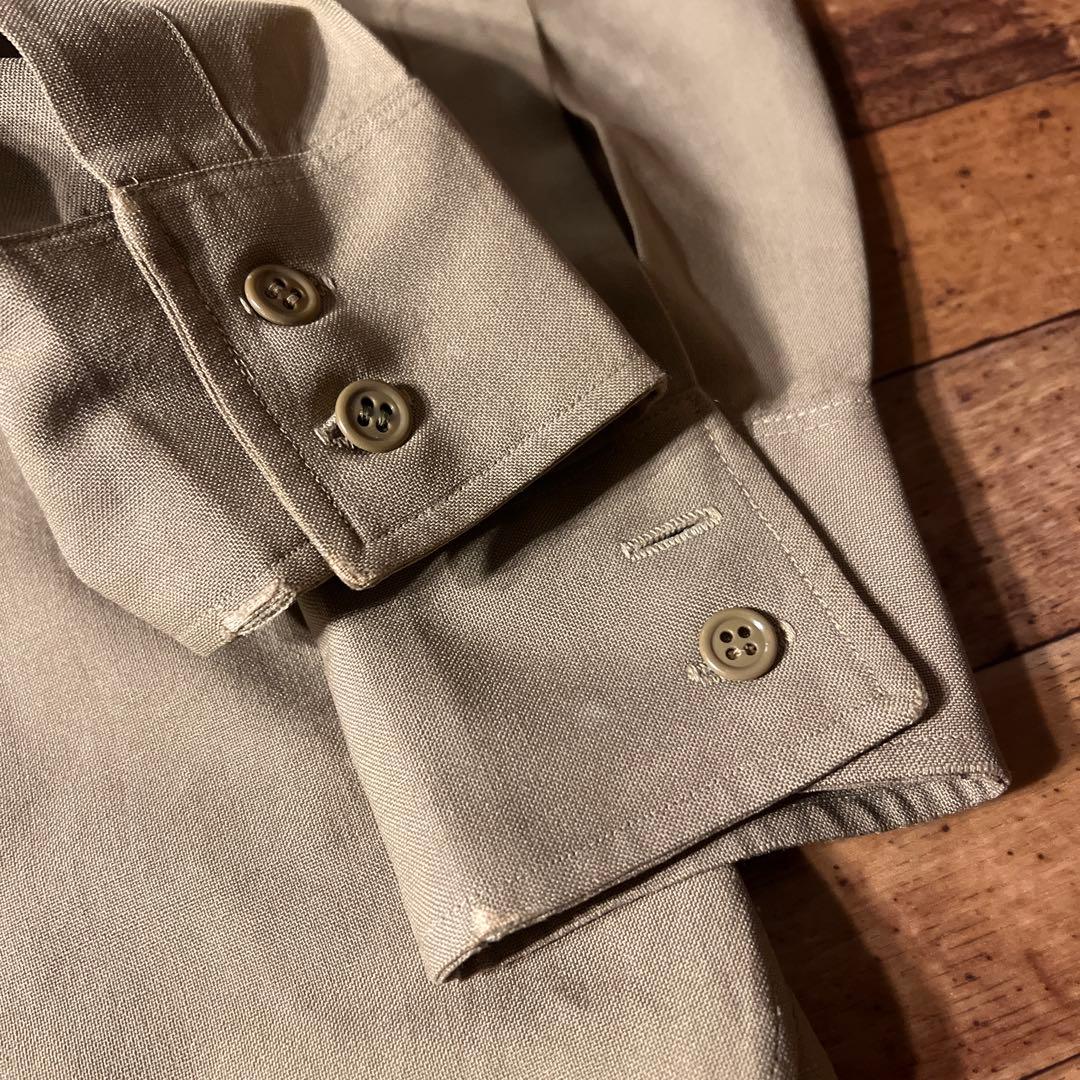 40s 50s vintage Old Glory 長袖シャツ コットンギャバ