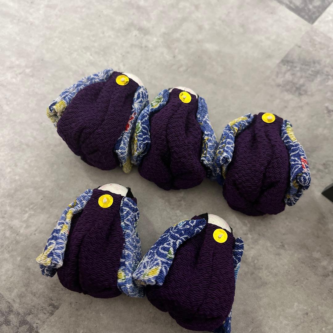 ちりめん細工 お手玉 雛人形 4段 オルゴール付き