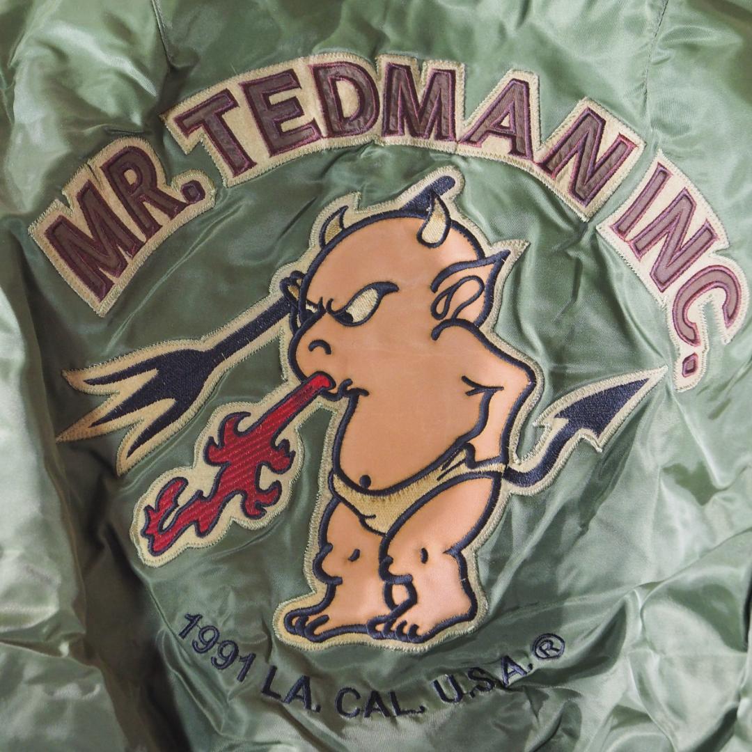 美品 テッドカンパニー MA-1 フライトジャケット メンズ42 XL相当