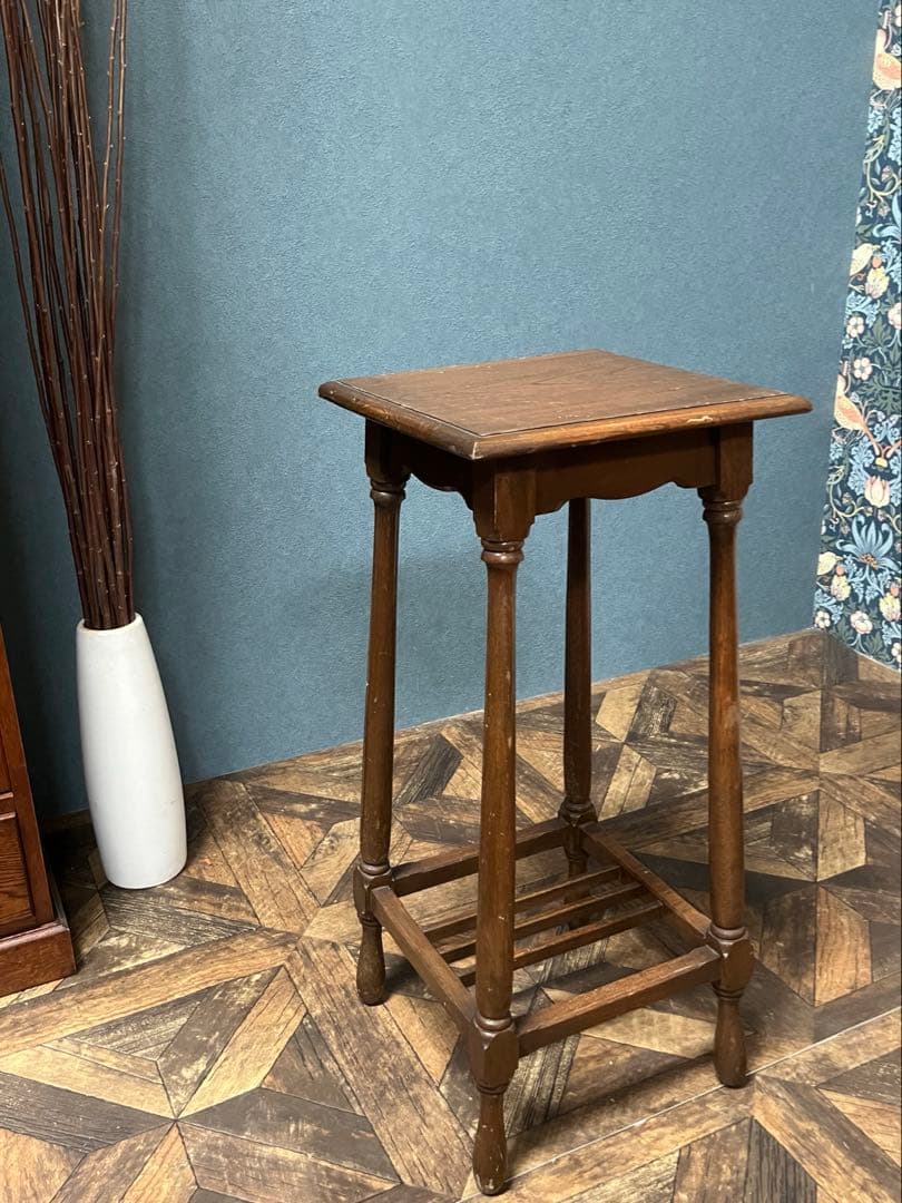 花台 スツール インテリア アンティーク 電話台 昭和レトロ 当時物