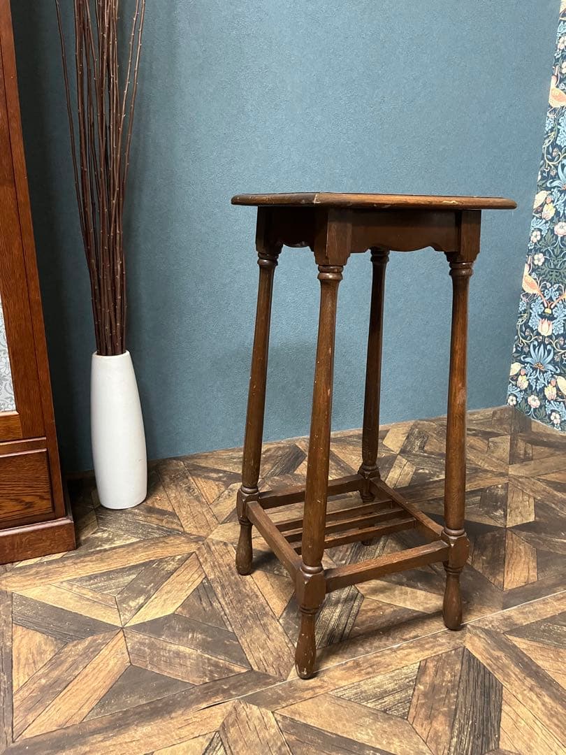 花台 スツール インテリア アンティーク 電話台 昭和レトロ 当時物