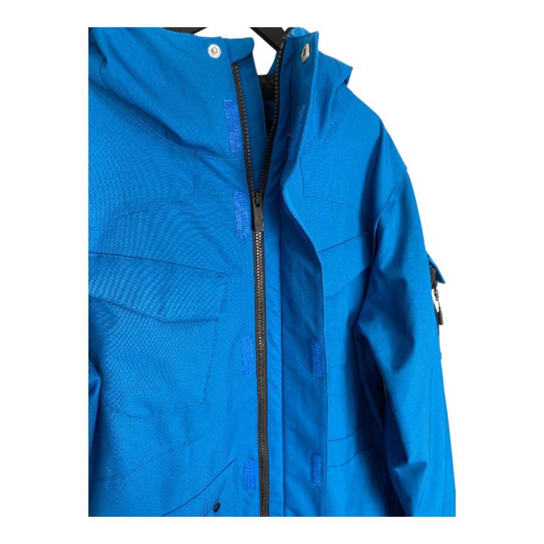 【美品】VOLCOMボルコム スノーウェア スノージャケットUSサイズ S 青