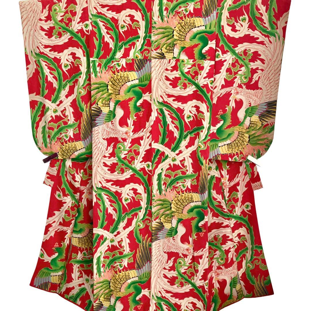 ★レトロ　アンティーク　女の子　子供着物　ジュニア　十三詣り　袴　大正ロマン