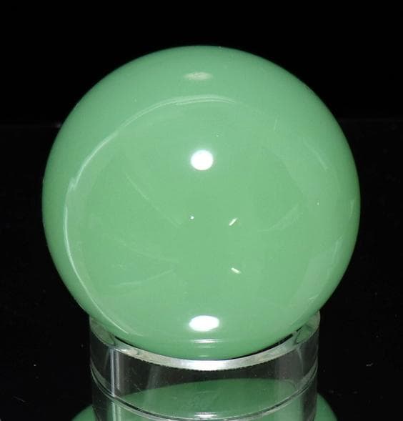 オールド・バカラ 激レア ペーパーウェイト ミントグリーン オパーリンクリスタル