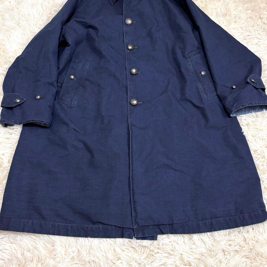 BLUE BLUE インディゴ ウェザークロス バルマカーンコート Mサイズ