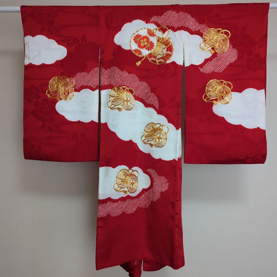 七五三　三歳　女の子　生絹　着物セット