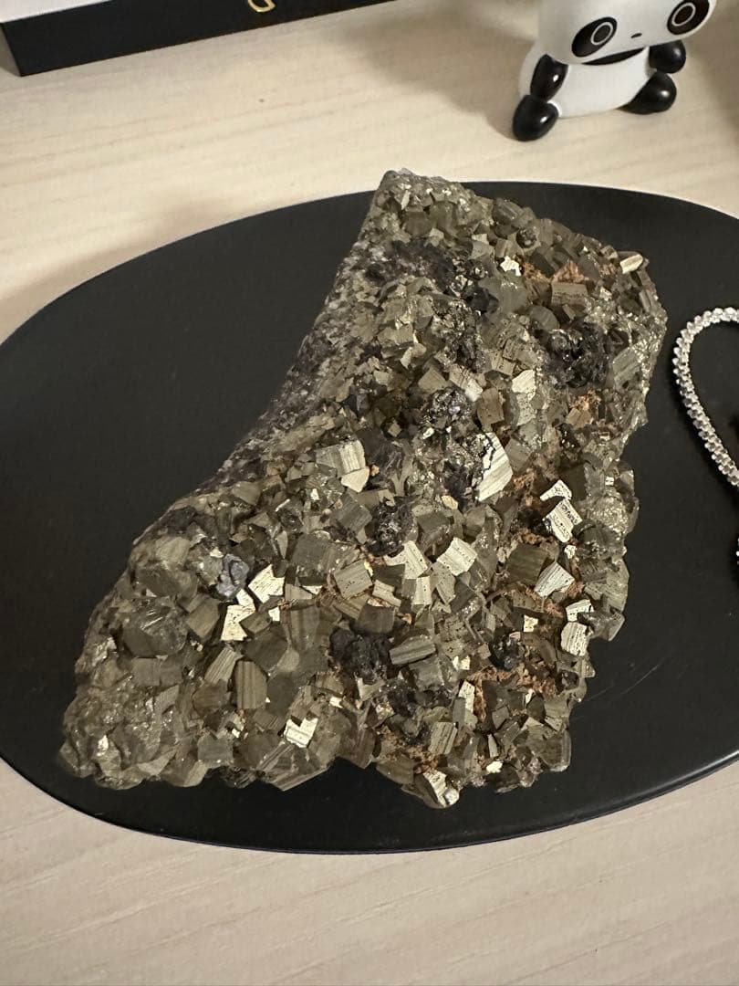 自然鉱石 大きめ パイライト他　950g