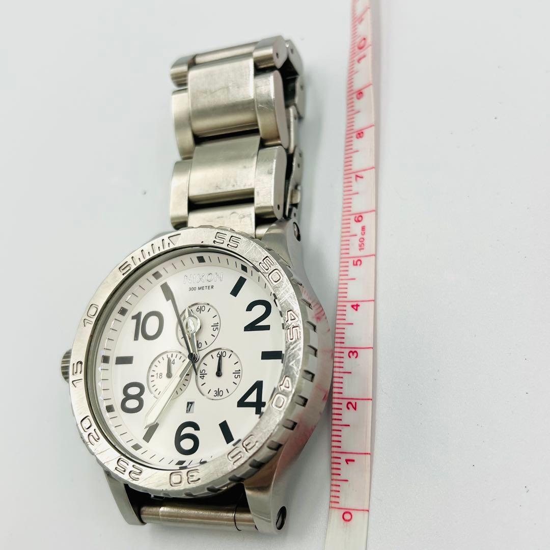 Nixon ニクソン 51-30 クロノグラフ白　ダイバーズウォッチ
