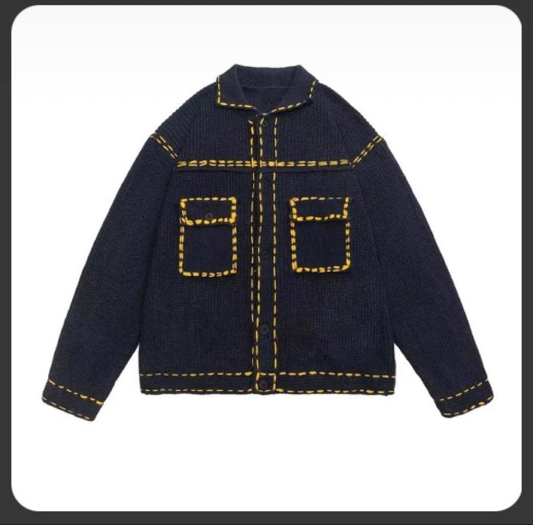 PHINGERIN 23AW ハンドステッチデザインニット＆マフラー