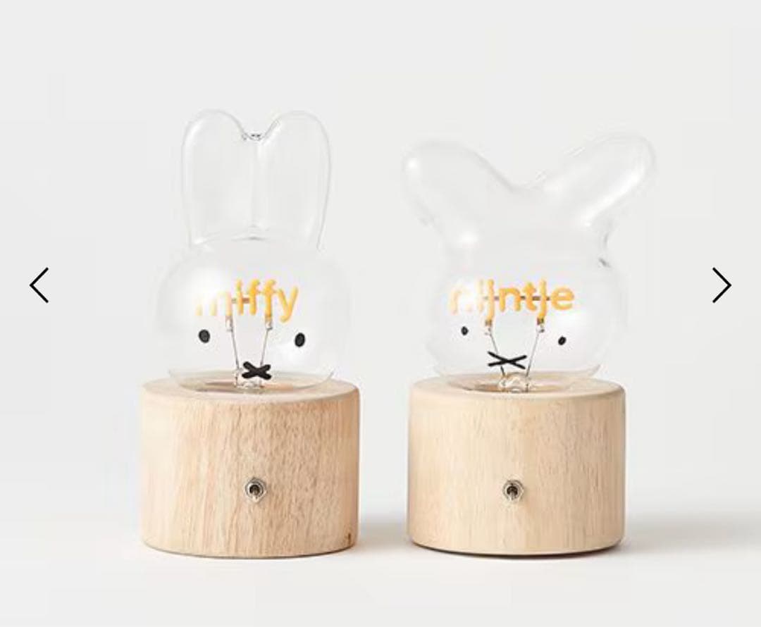 ミッフィー Dick Bruna コラボ フェイスライト スタディオクリップ