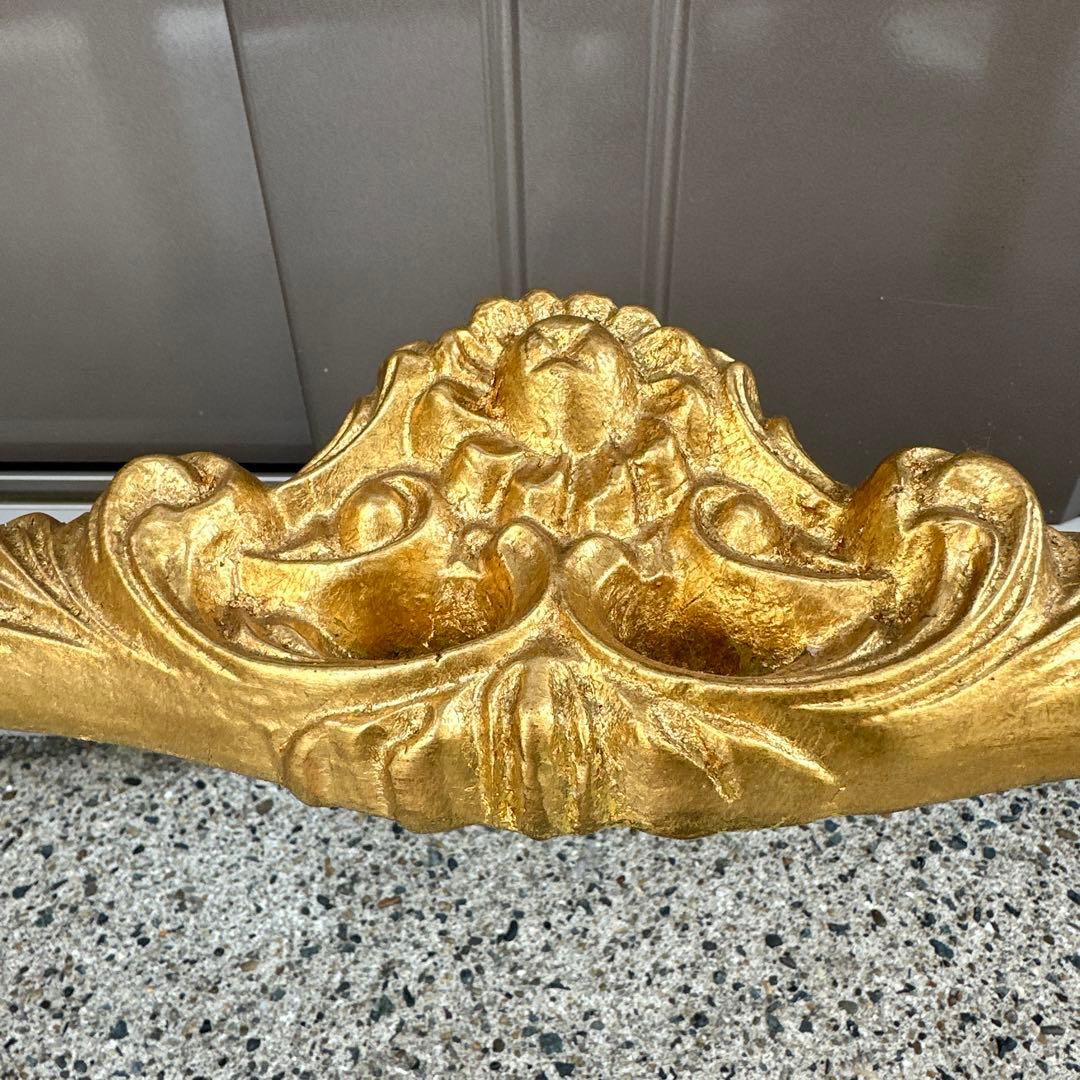 引き取り限定！高級　イタリア コンソールテーブル ゴールド