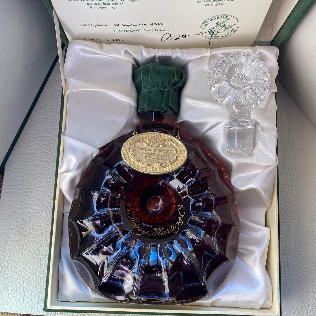 【未開栓】暗所保管レミーマルタン セントークリスタル　バカラ　外箱パッケージ付き