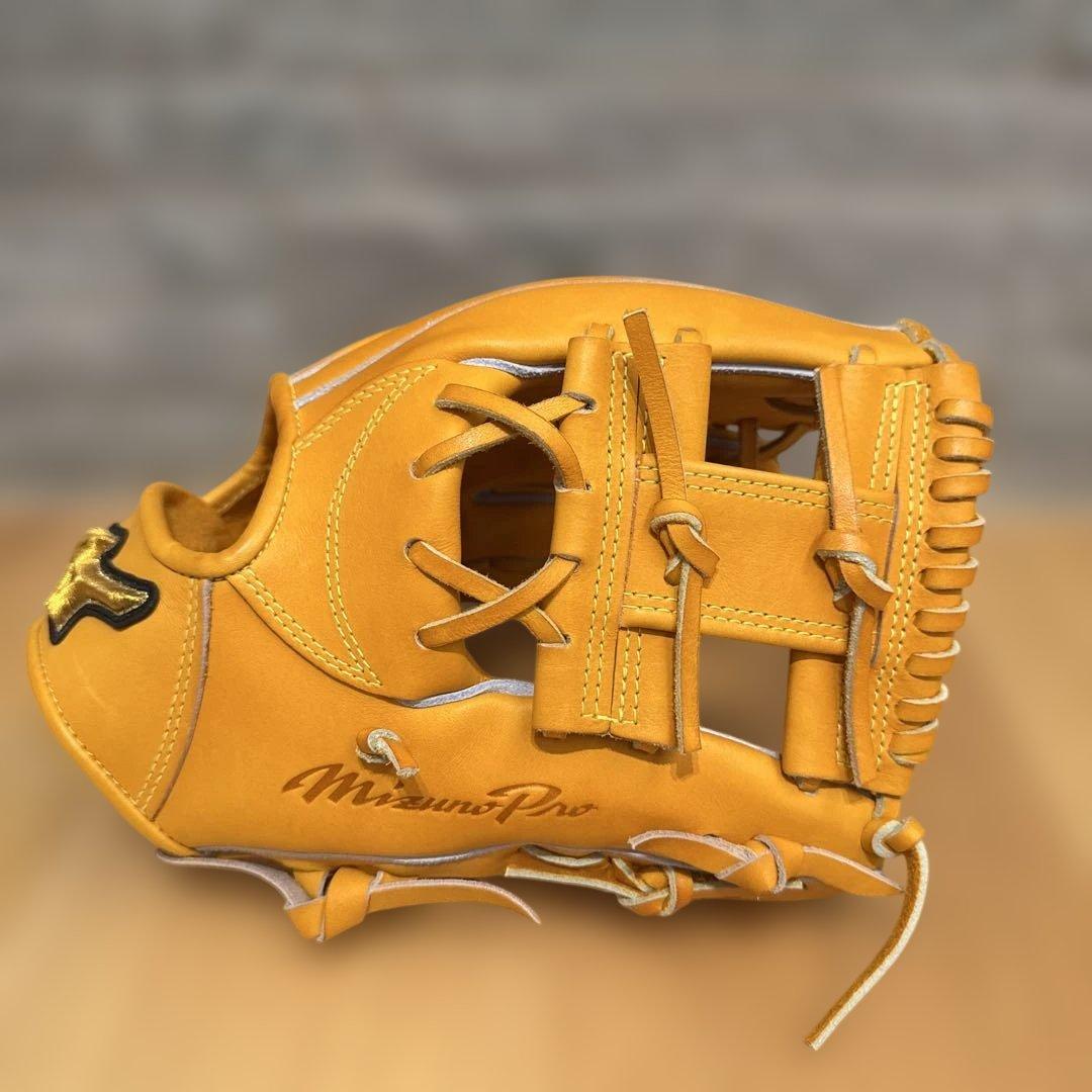 MizunoPro 硬式グローブ オレンジ