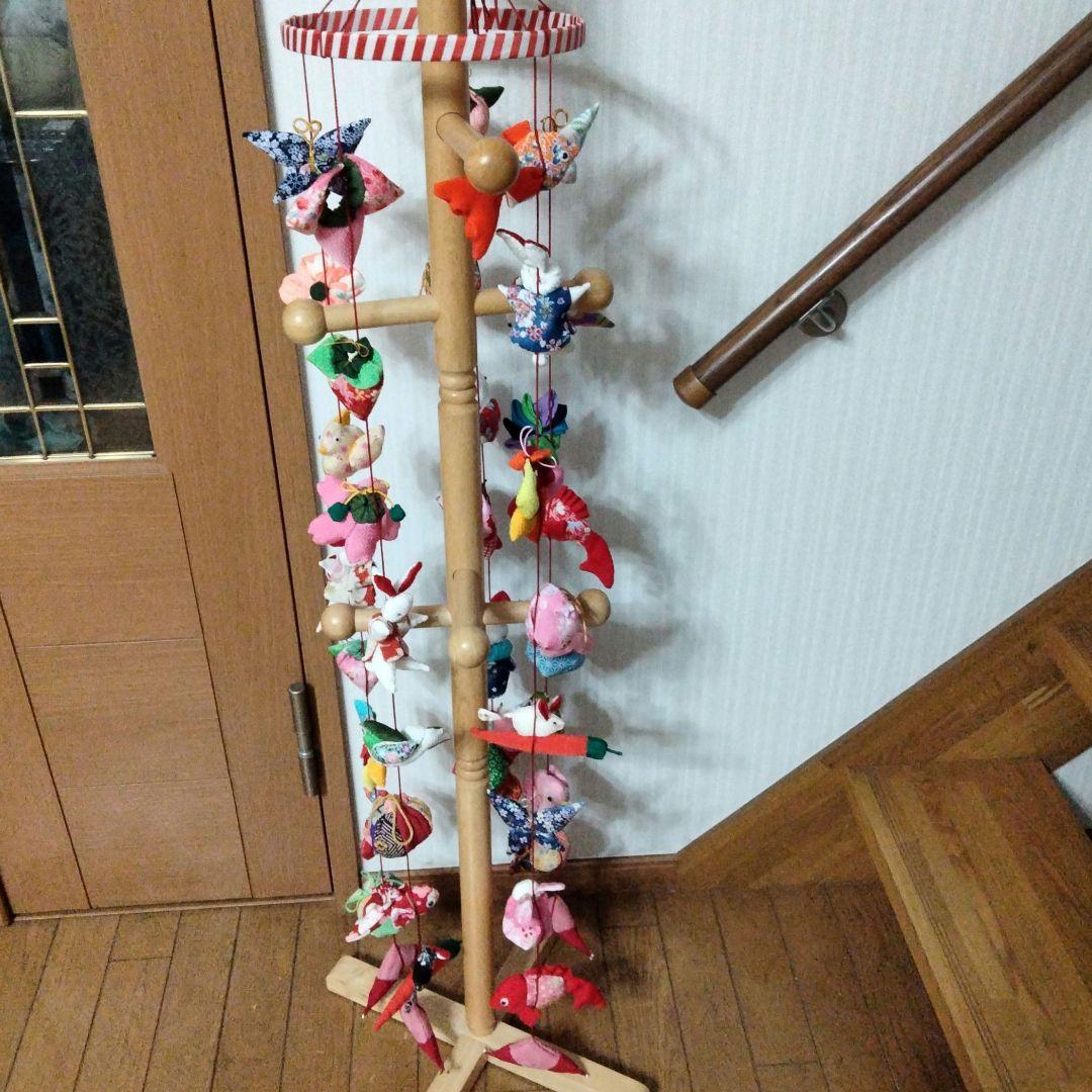 吊るし飾り　吊るし雛　ちりめん細工