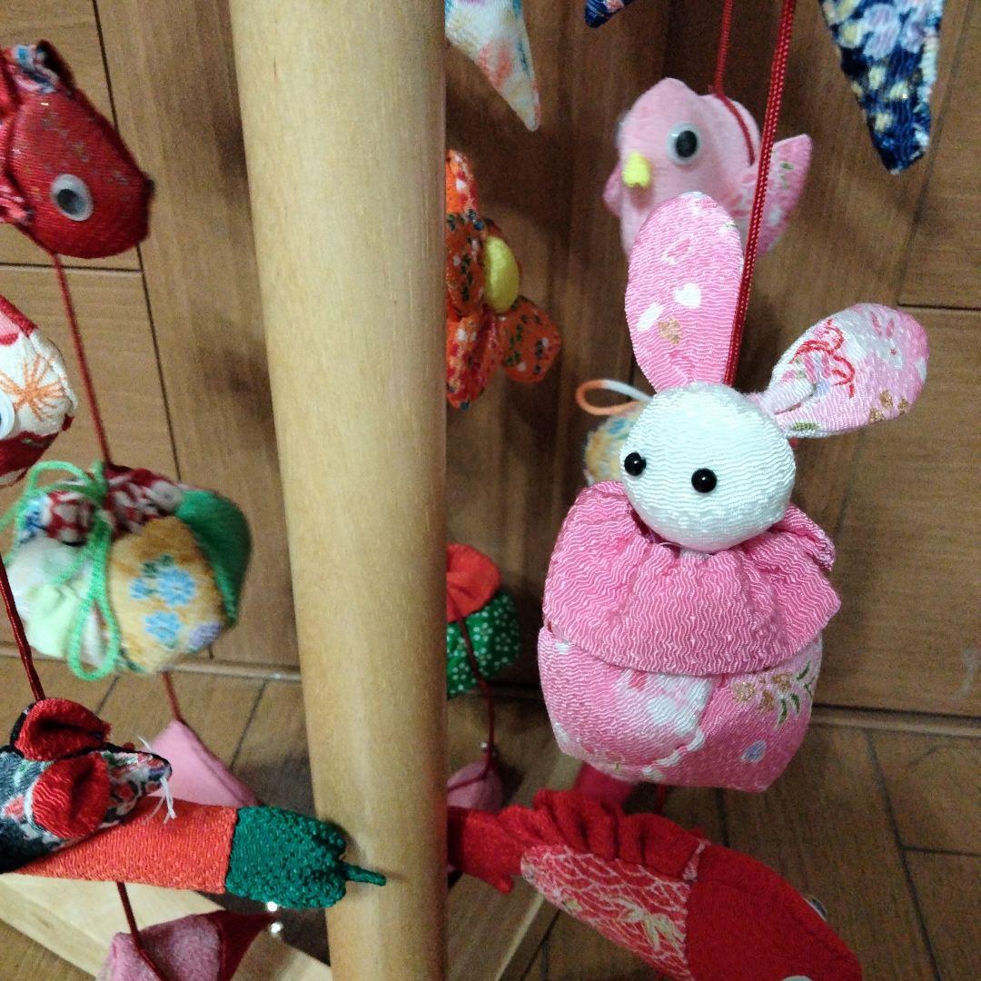 吊るし飾り　吊るし雛　ちりめん細工