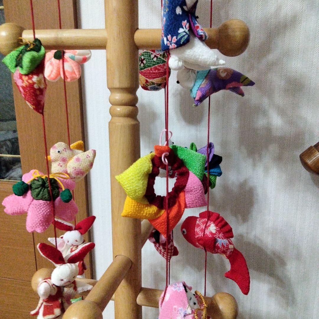 吊るし飾り　吊るし雛　ちりめん細工