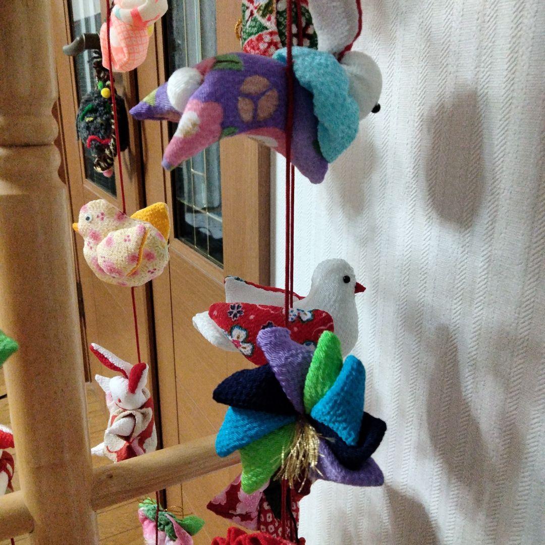 吊るし飾り　吊るし雛　ちりめん細工