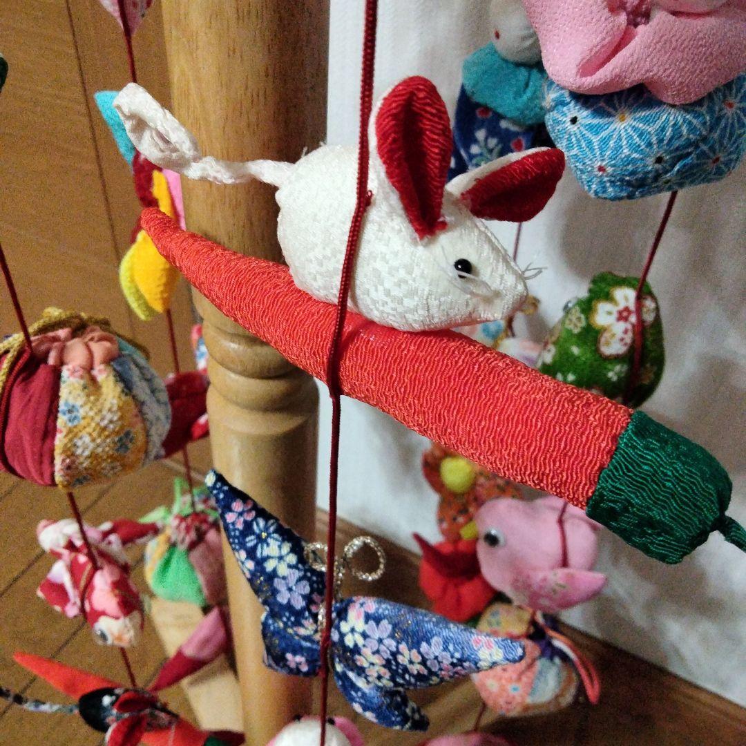 吊るし飾り　吊るし雛　ちりめん細工
