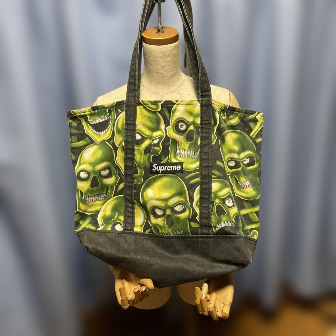 Supreme スカル柄 トートバッグ 限界値引き