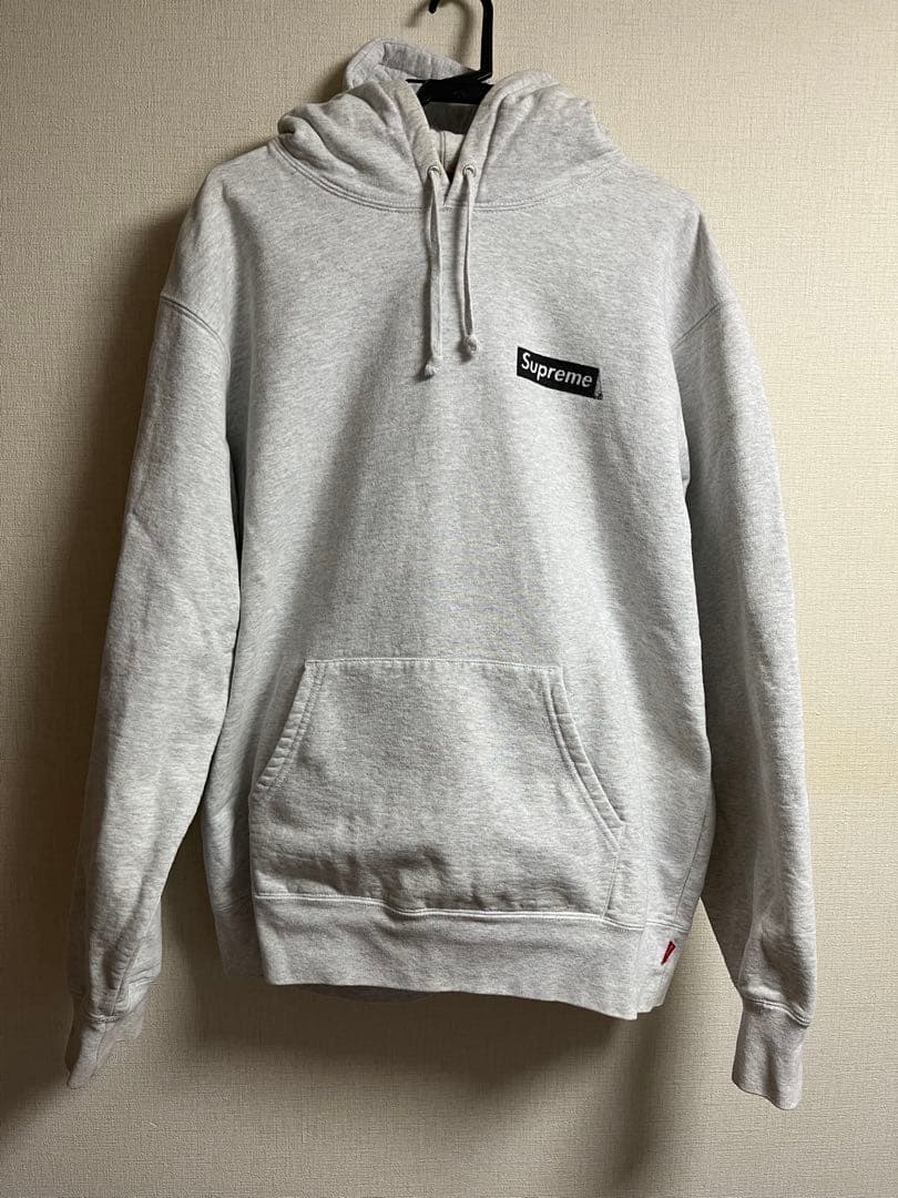 Supreme グレー フーディ XLサイズ