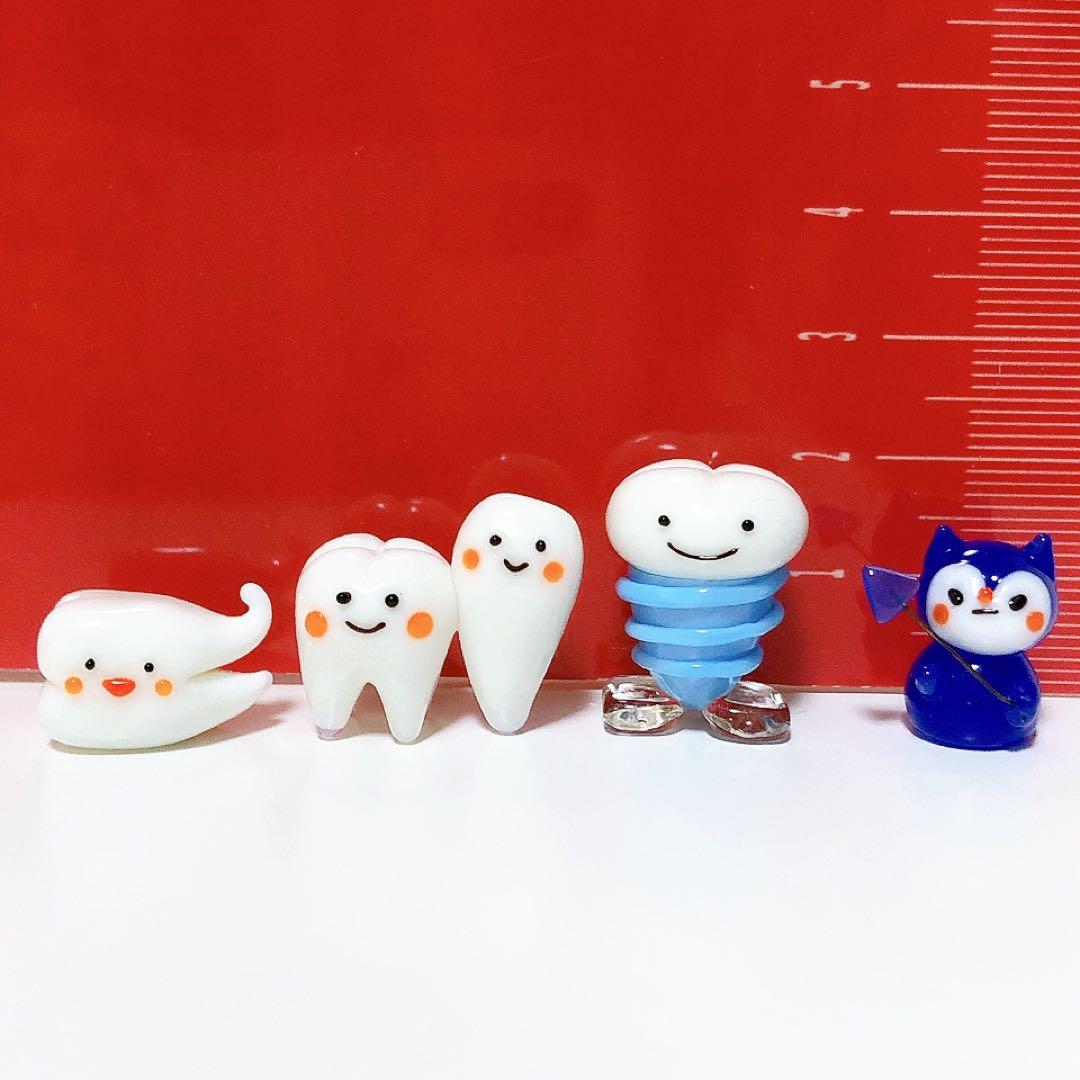 ガラス細工 歯の7点セット