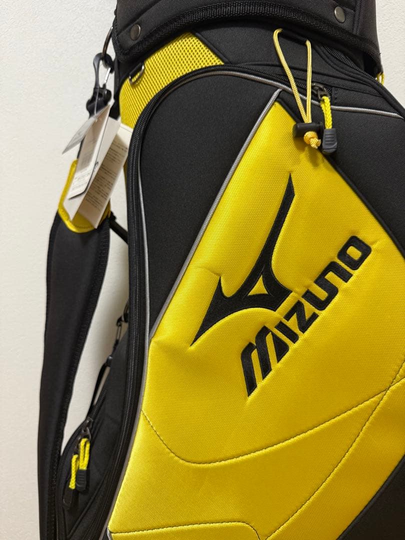 MIZUNOGOLF ミズノゴルフバック　イエロー✖︎ブラック新品未使用タグ付き⭐︎