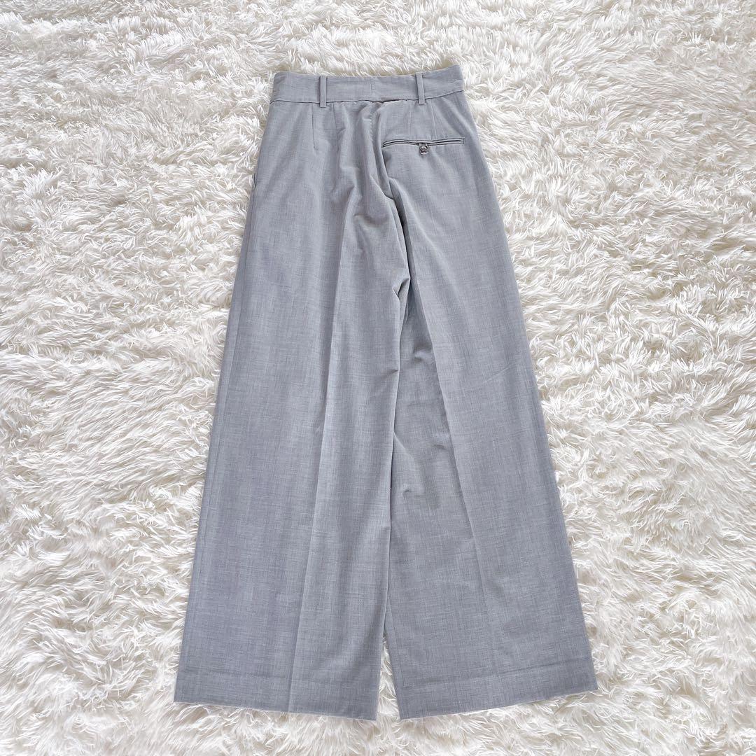 美品✨【ナノユニバース】金ボタンダブルジャケットパンツ セットアップ グレーM