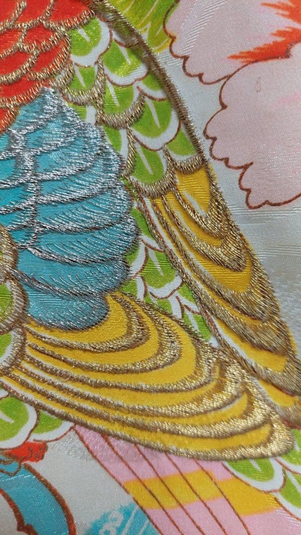 NA153アンティーク子供着物七五三正絹3歳用綺麗着丈96センチ裄丈46センチ