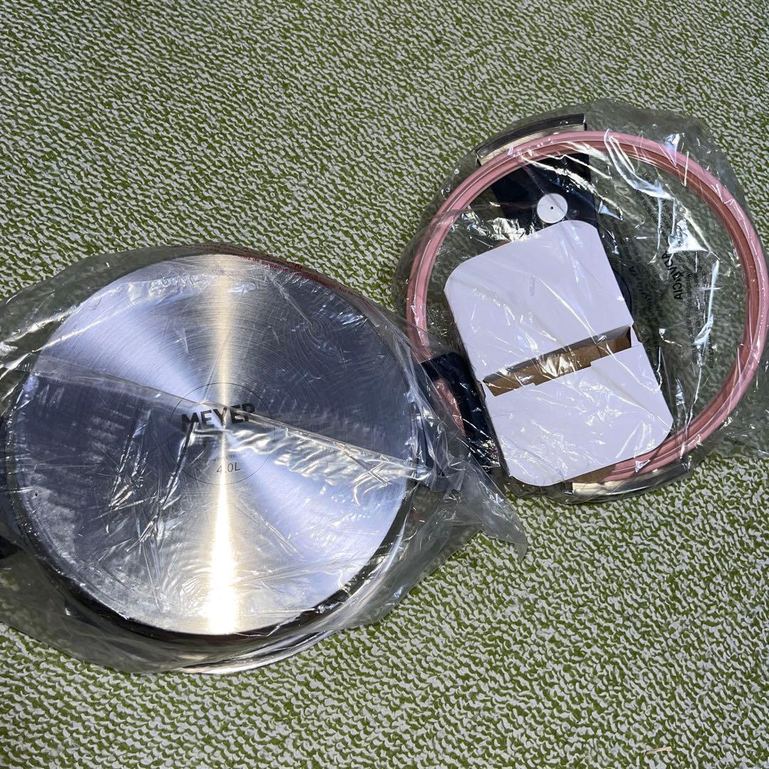 マイヤー Meyer 両手鍋 4L ピンク ショップジャパン