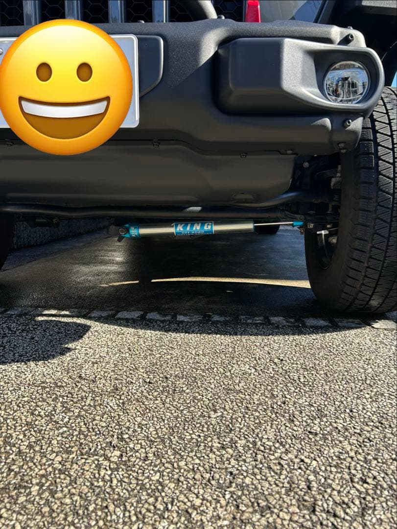 KING OFFROAD ステアリングダンパー　　ラングラー等　JL/JT用