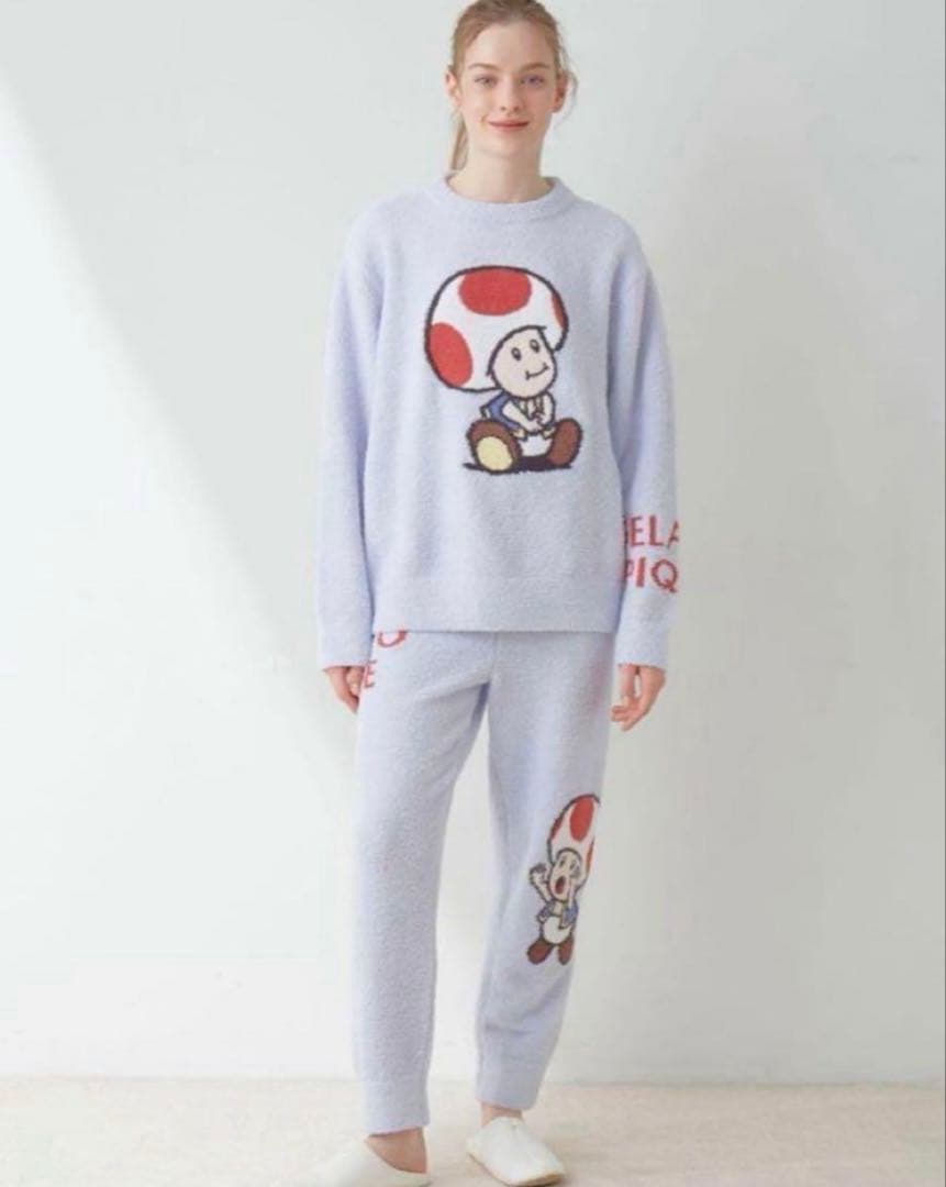 ジェラートピケ　キノピオ　セットアップ