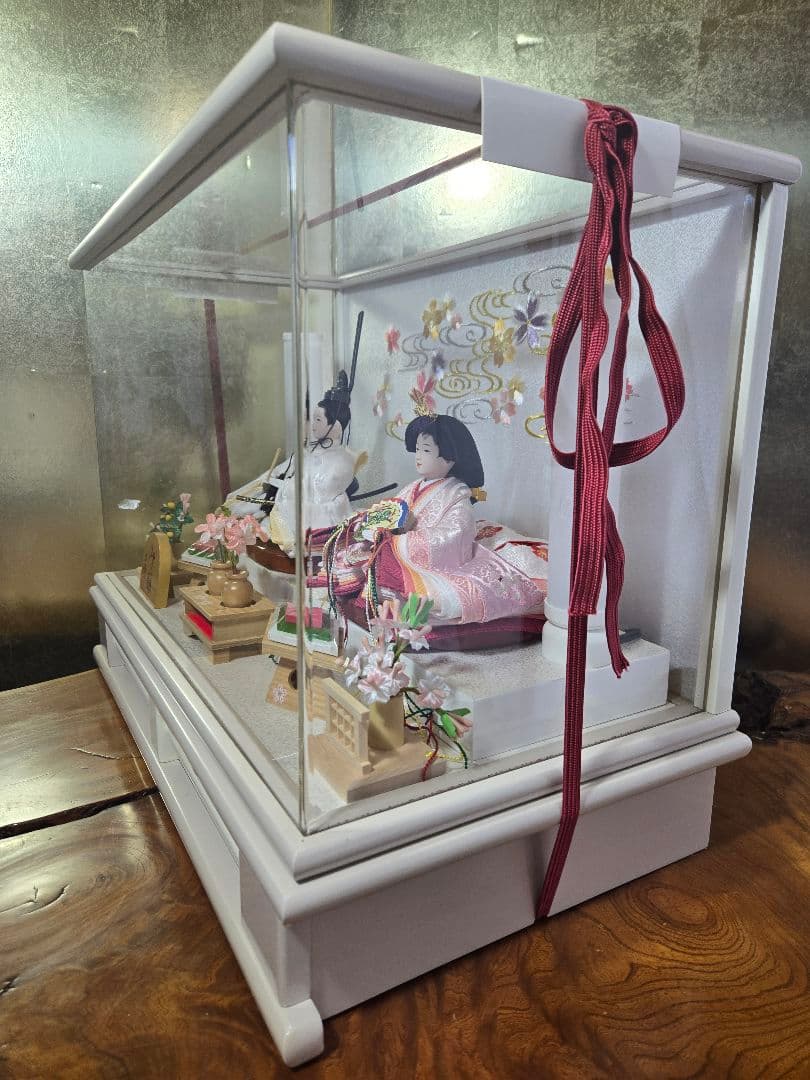 【一点限り】雛人形 ケース飾り　K50