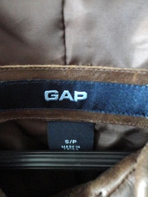 OLD GAP カウレザー トラッカージャケット/ジージャン/ライダース