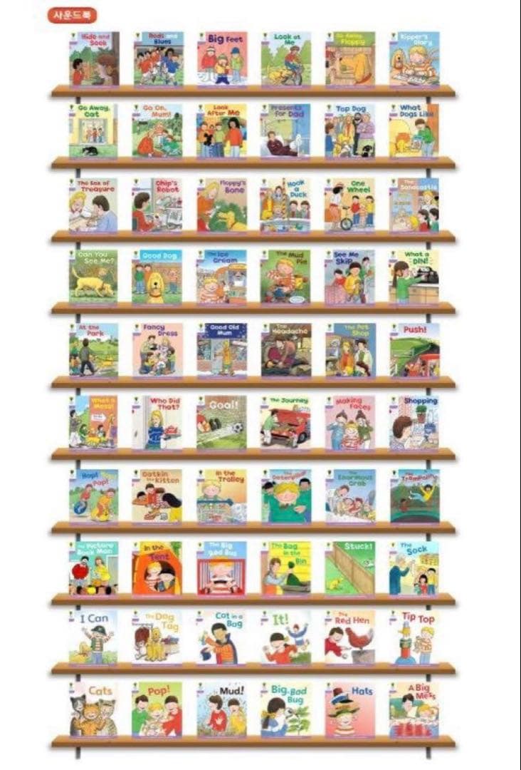 ORT 韓国版　stage1+~3 音源ブック　音声ペン　洋書絵本