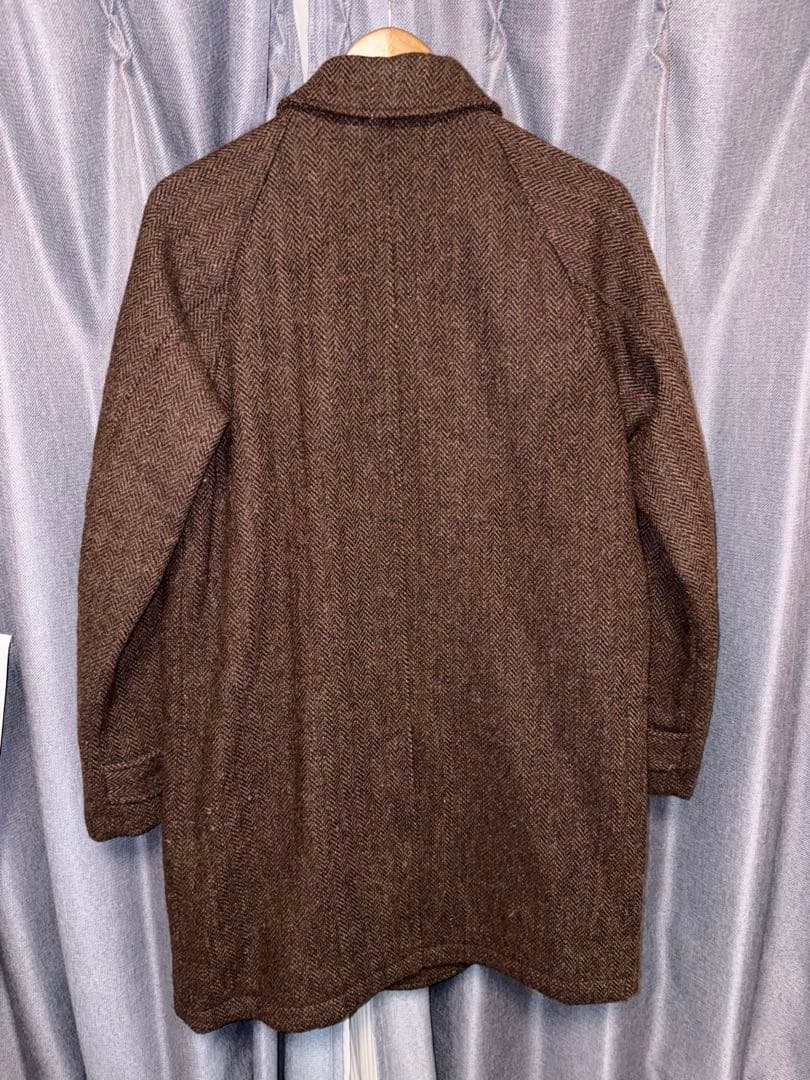 【美品/Mサイズ】BEAMS PLUS バルカラー ハリスツイードコート