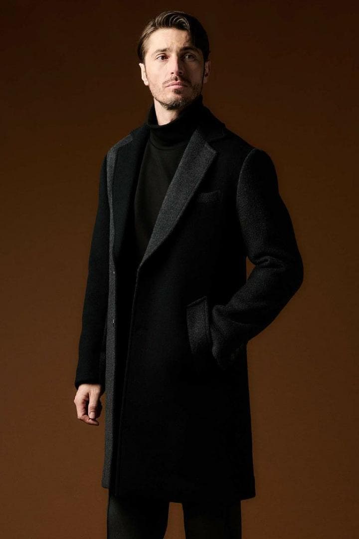 定価154,000円 1piu1uguale3 クレイジー チェスターコート Ⅳ