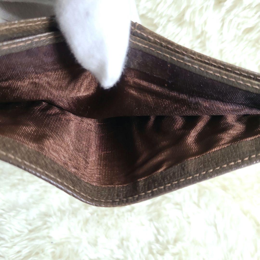 GUCCI グッチ 二つ折り財布 GG柄 オールドグッチ PVC 総柄