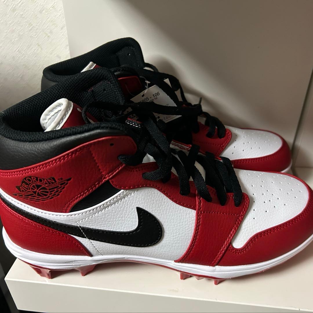 ⭐️貴重品！NIKEナイキエアジョーダン１フットボールスパイクシカゴ28.5cm