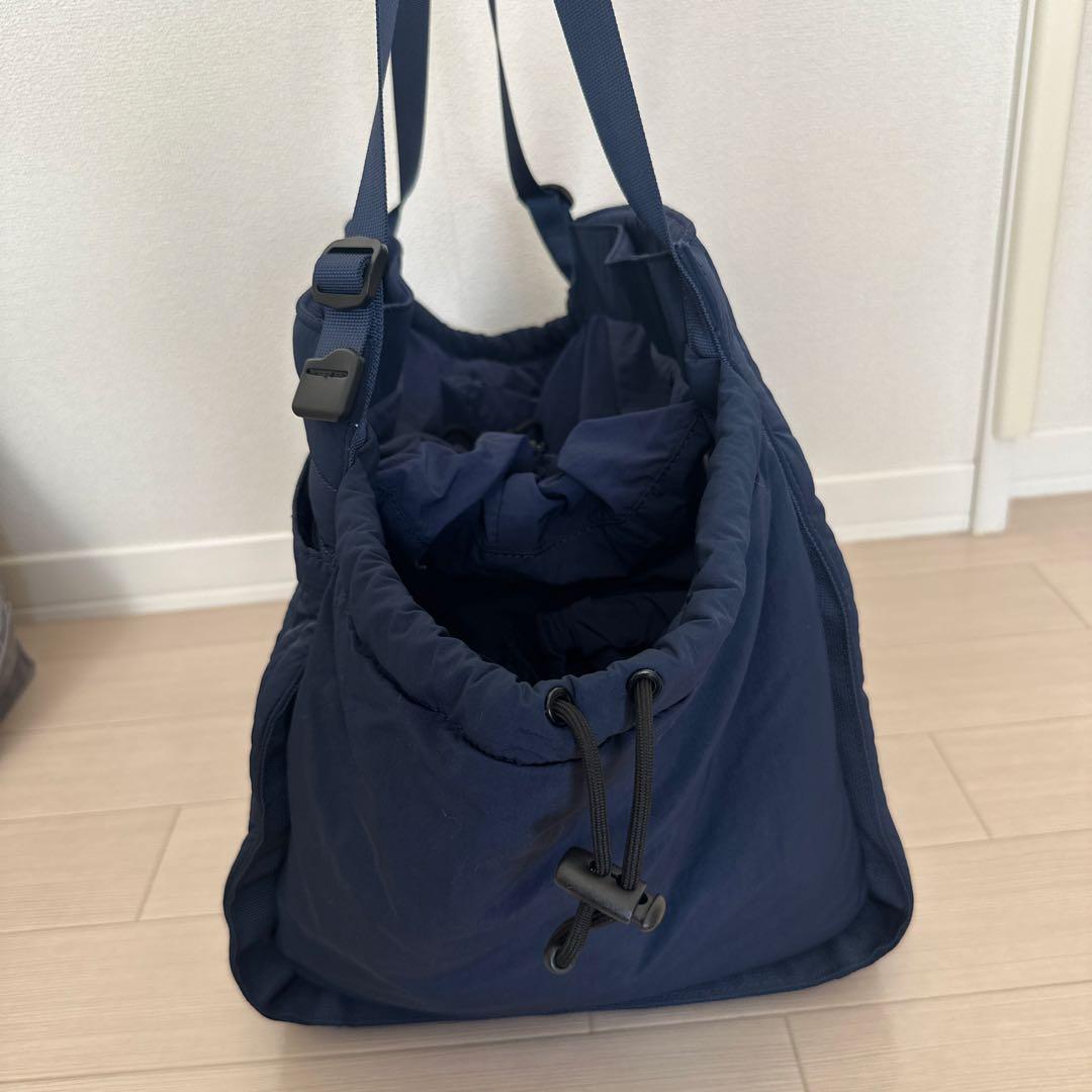 ソルプレーサ　キルティング マザーズバッグ Mサイズ ネイビー　SOLPLASA