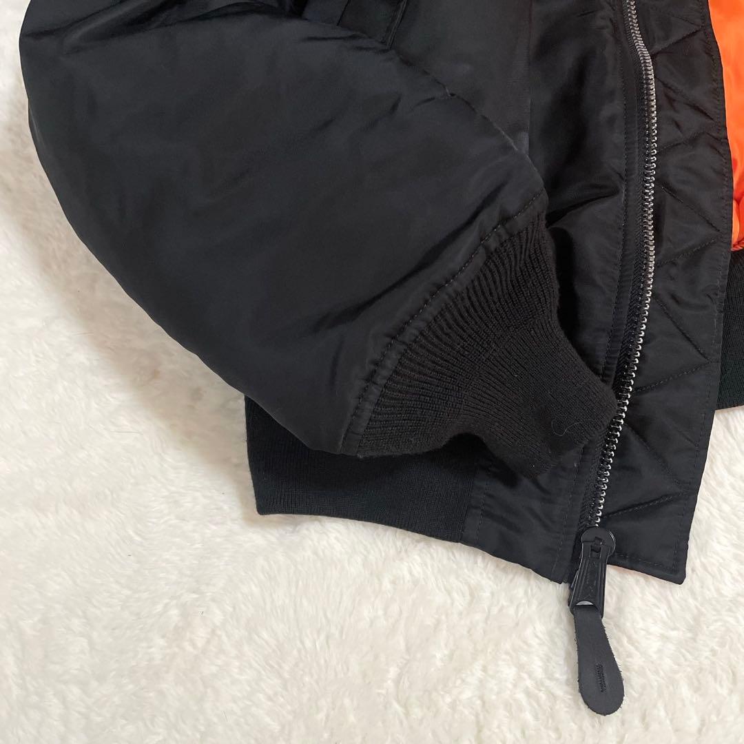 極美品 ALPHA INDUSTRIES MA-1 フライトジャケット 黒 L
