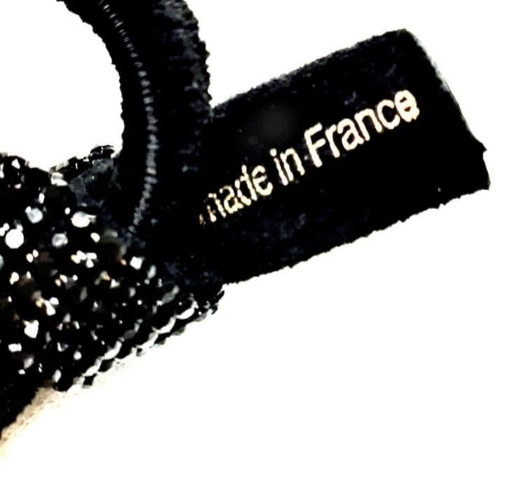 新品⭐acca 豪華 スワロフスキー☆6連 オードリードレスポニー ヘアゴム 黑