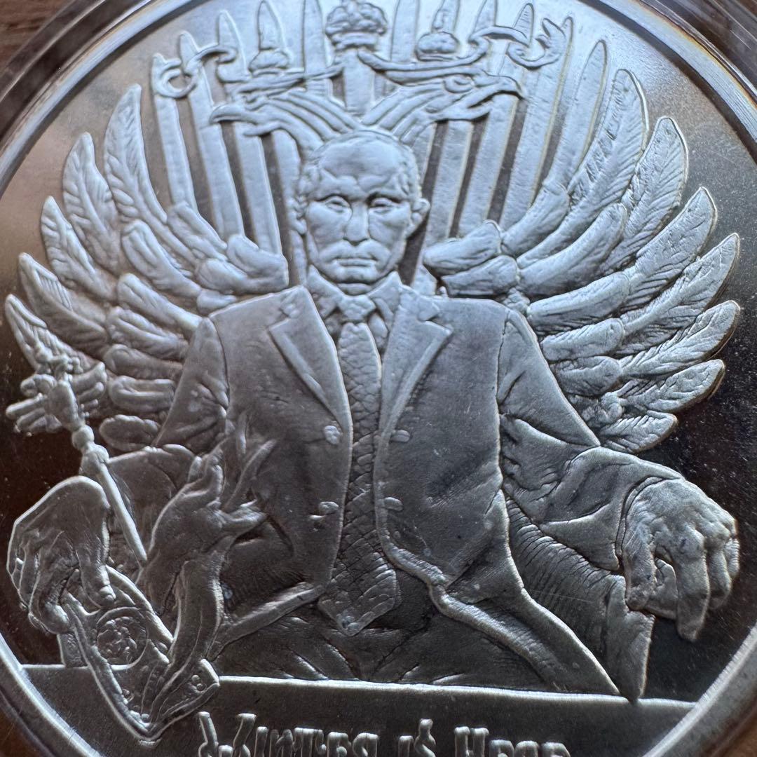 プーチン大統領　1オンス 銀貨