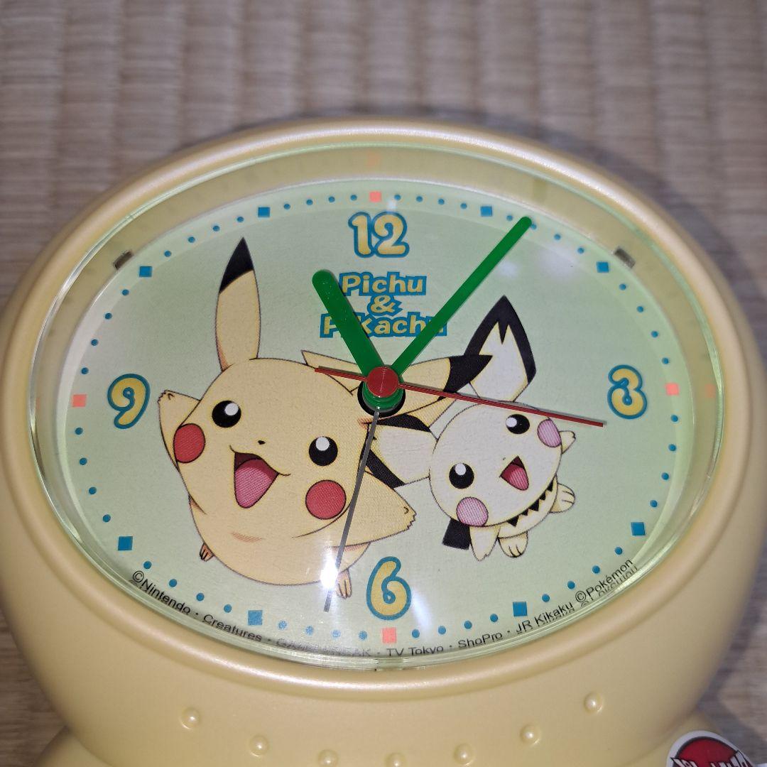 セイコー ピカチュウ & ピチュー 置時計