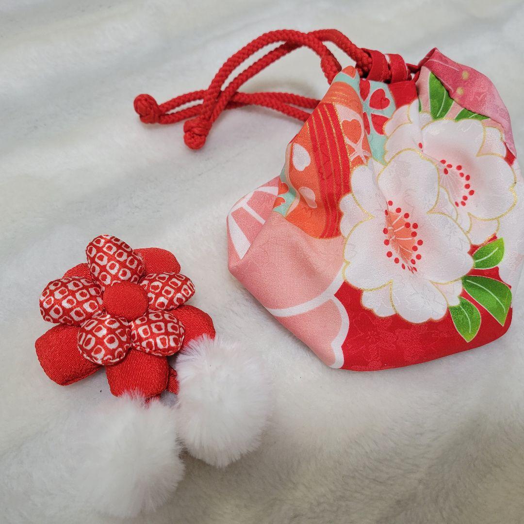 京都花ひめ 七五三 3歳女の子 着物被布セット