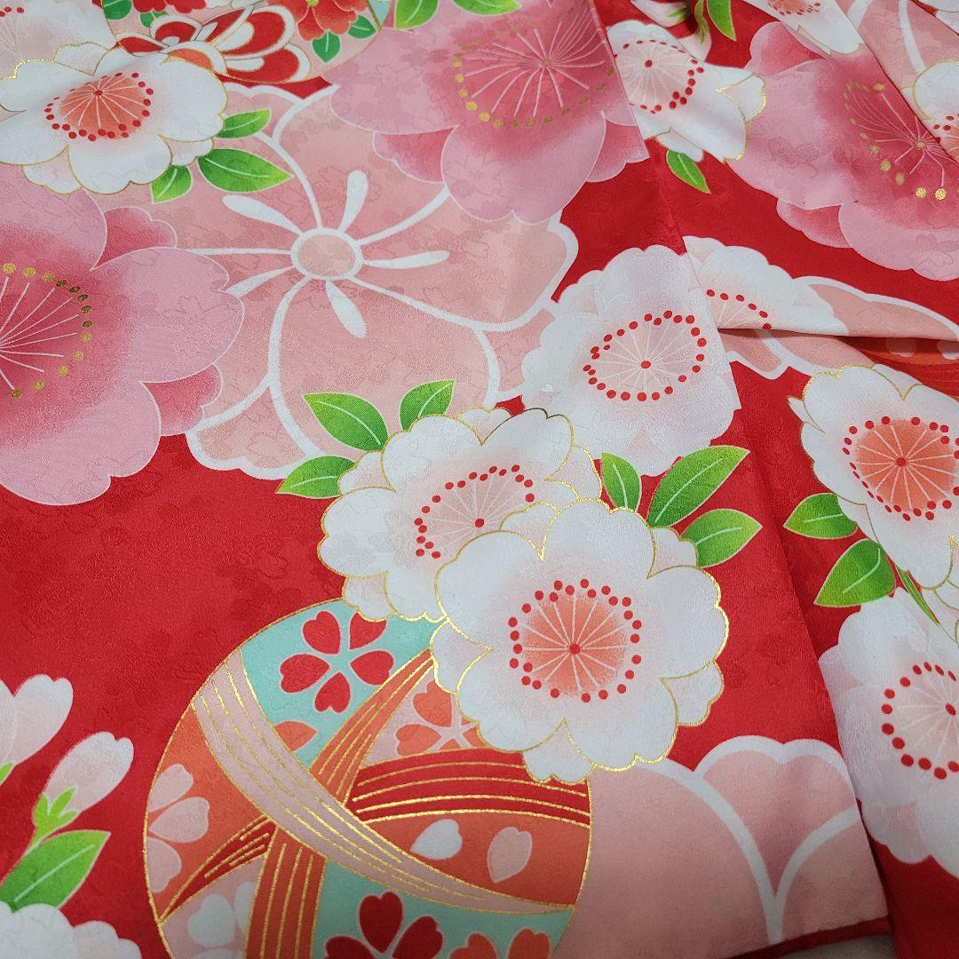 京都花ひめ 七五三 3歳女の子 着物被布セット