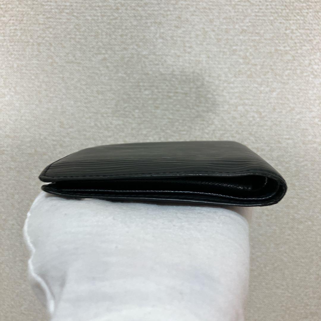 ✨鑑定済✨ルイヴィトン エピ ポルトフォイユ マルコ 二つ折り財布 黒