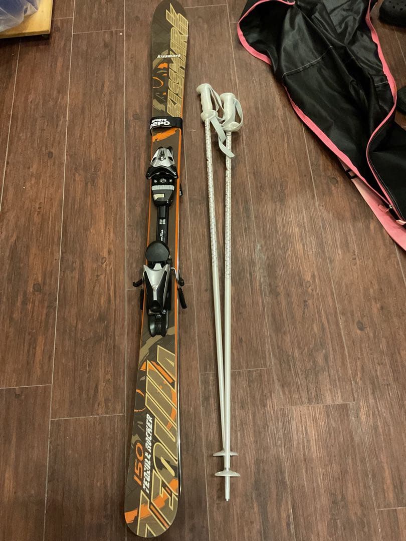 スキー板150 ストック110 スキー靴24.5 セット
