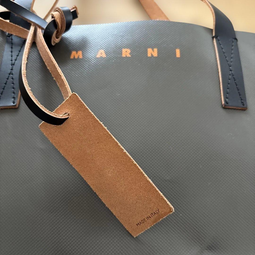 未使用◆MARNI マルニ ◆PVCバイカラートートバッグ