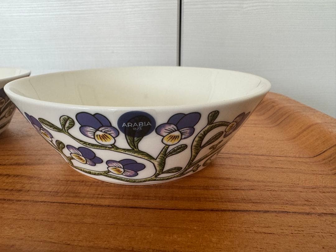 ARABIA Keto-orvokki ボウル ペア　ケトオルヴォッキ　新品