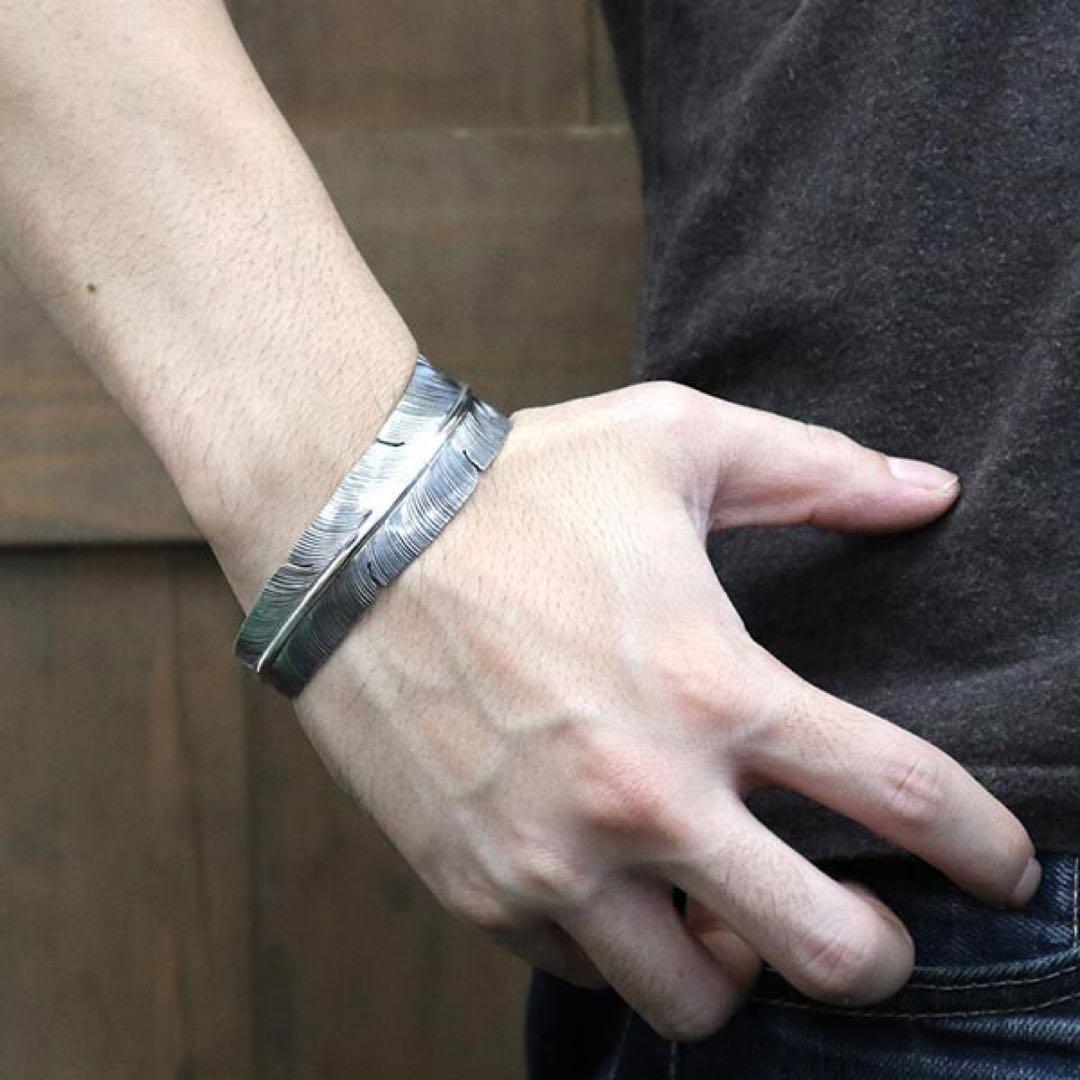 バングル　ナバホ族　インディアンジュエリー　シルバー925